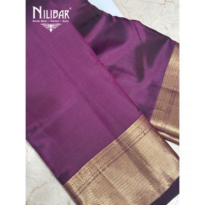 Wine Silk Saree