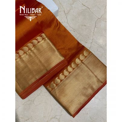 Orange Silk Saree
