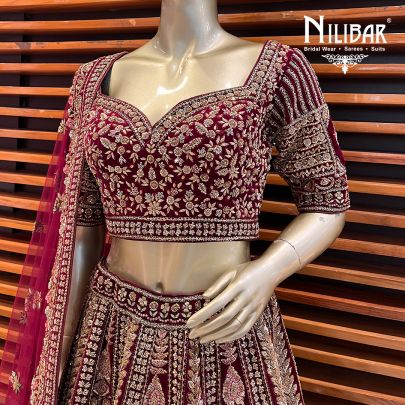 Blood Velvet Bridal Lehenga