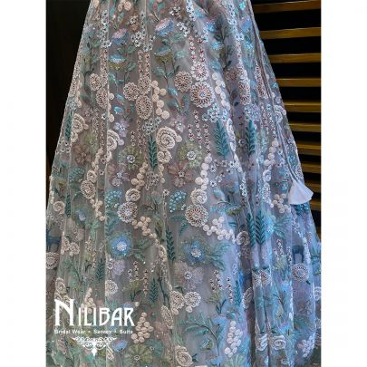 Light Pink Net Lehenga
