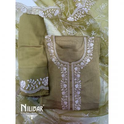 Mint Green Mul Cotton Unstitched Suit