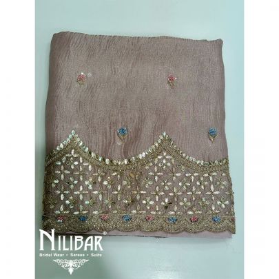 Pink Crush Tissue Unstitched Suit