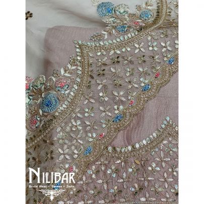 Pink Crush Tissue Unstitched Suit
