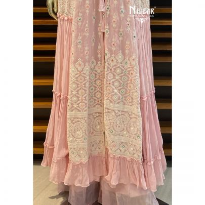 Powder Pink Jacket Style Suit