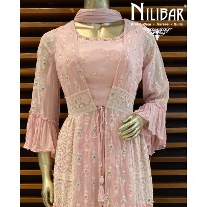 Powder Pink Jacket Style Suit
