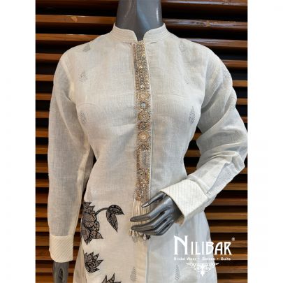 White Linen Pant Suit