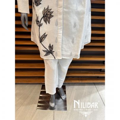 White Linen Pant Suit