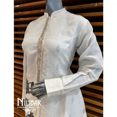 White Linen Pant Suit