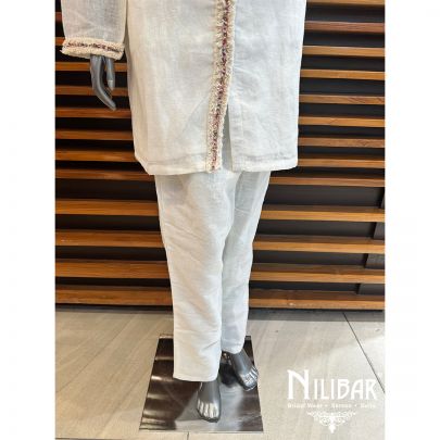 White Linen Pant Suit