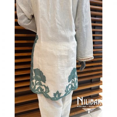 White Linen Pant Suit