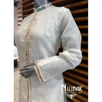 White Linen Pant Suit