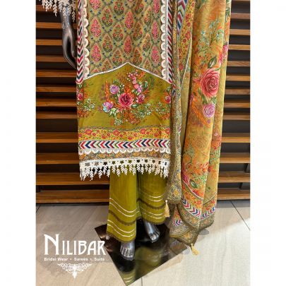 Mehendi Green Pant Suit