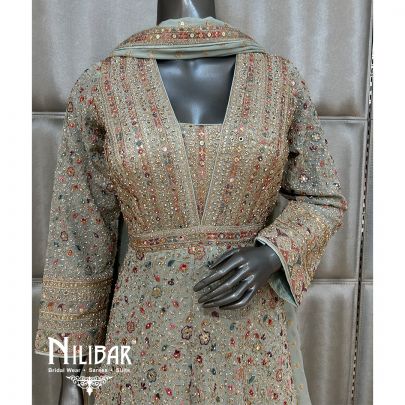 Light Green Georgette Anarkali