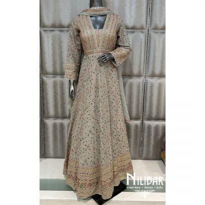Light Green Georgette Anarkali