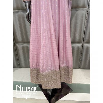 Lilac Silk Sequin Anarkali
