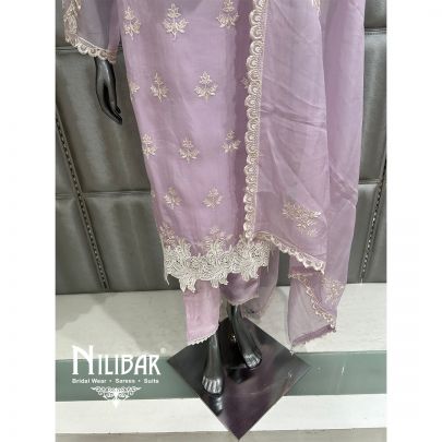 Lilac Organza Pant Suit