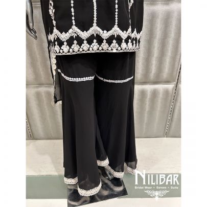 Black Georgette Garara Suit