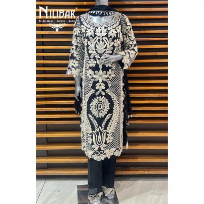 Black Georgette Pant Suit