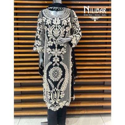 Black Georgette Pant Suit