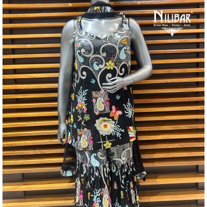 Black Georgette Pant Suit