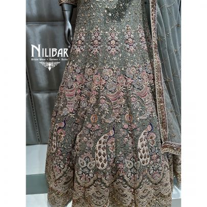 Pistachio Green Bridal lehenga