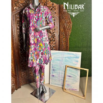 Multicolor Cotton Co-ord Set
