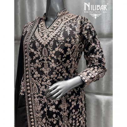 Black Georgette Pant Suit