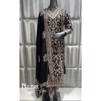 Black Georgette Pant Suit