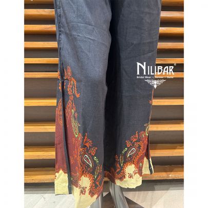 Black Cotton Printed Co-ord Set