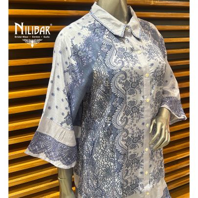 Purple Printed Cotton Co-ord Set