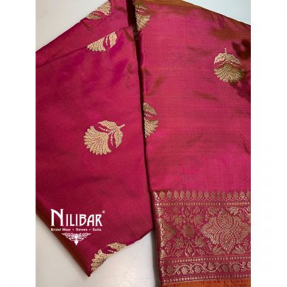 Pink Banarasi Silk Saree