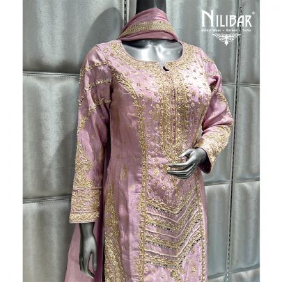 Lilac Silk Pant Suit