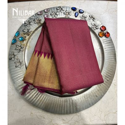 Pink Silk Kanjivaram Saree