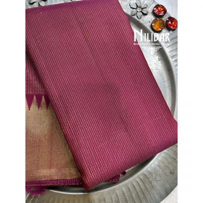 Pink Silk Kanjivaram Saree