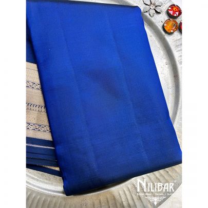 Blue Silk Kanjivaram Saree