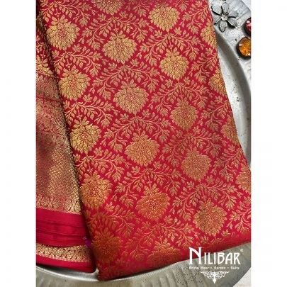 Red Silk Kanjivaram Saree