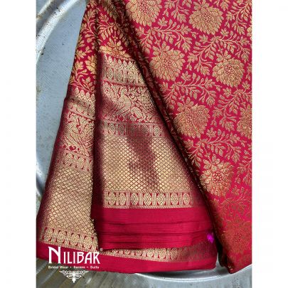 Red Silk Kanjivaram Saree