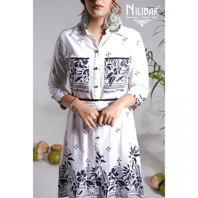 White Cotton Summer Dress