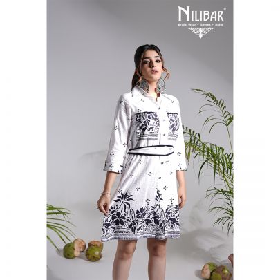 White Cotton Summer Dress