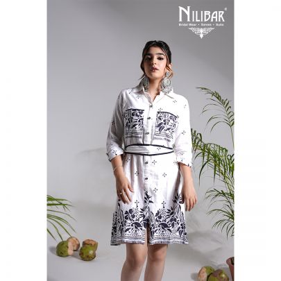 White Cotton Summer Dress