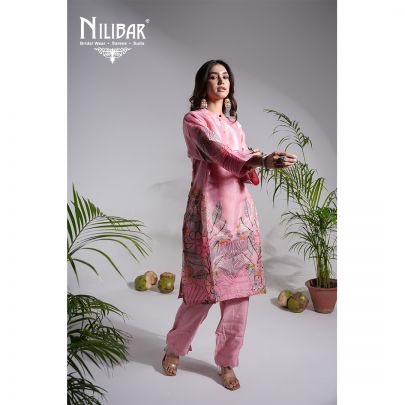 Blush Pink Linen Pant Suit