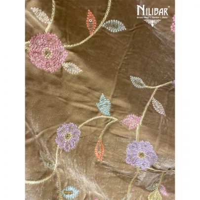 Latte Beige Velvet Dupatta