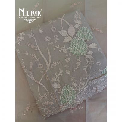 Baby Pink Cotton Shirt Paired With Plain Tafta Bottom & Dupatta