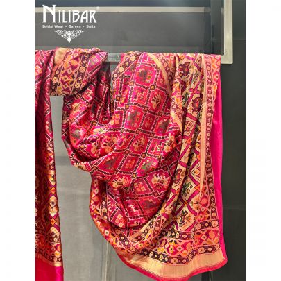 Pink Lame Dupatta
