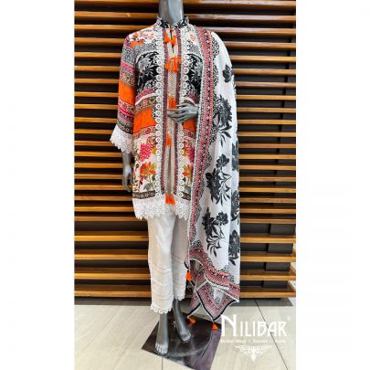 White Cotton Pant Suit