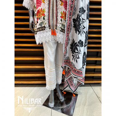 White Cotton Pant Suit