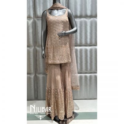 Light Georgette Sequin Garara Suit