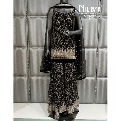 Black Soft Net Garara