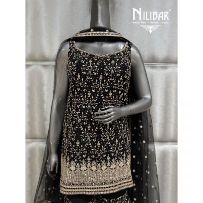 Black Soft Net Garara
