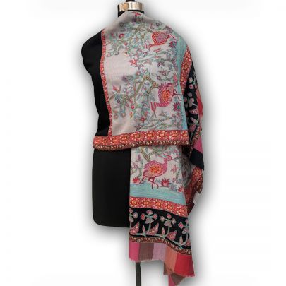 Multicolour Pure Pashmina Shawl